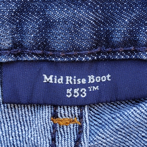 Womens Levi's mid rise bootcut 553 - Picture 3 of 3